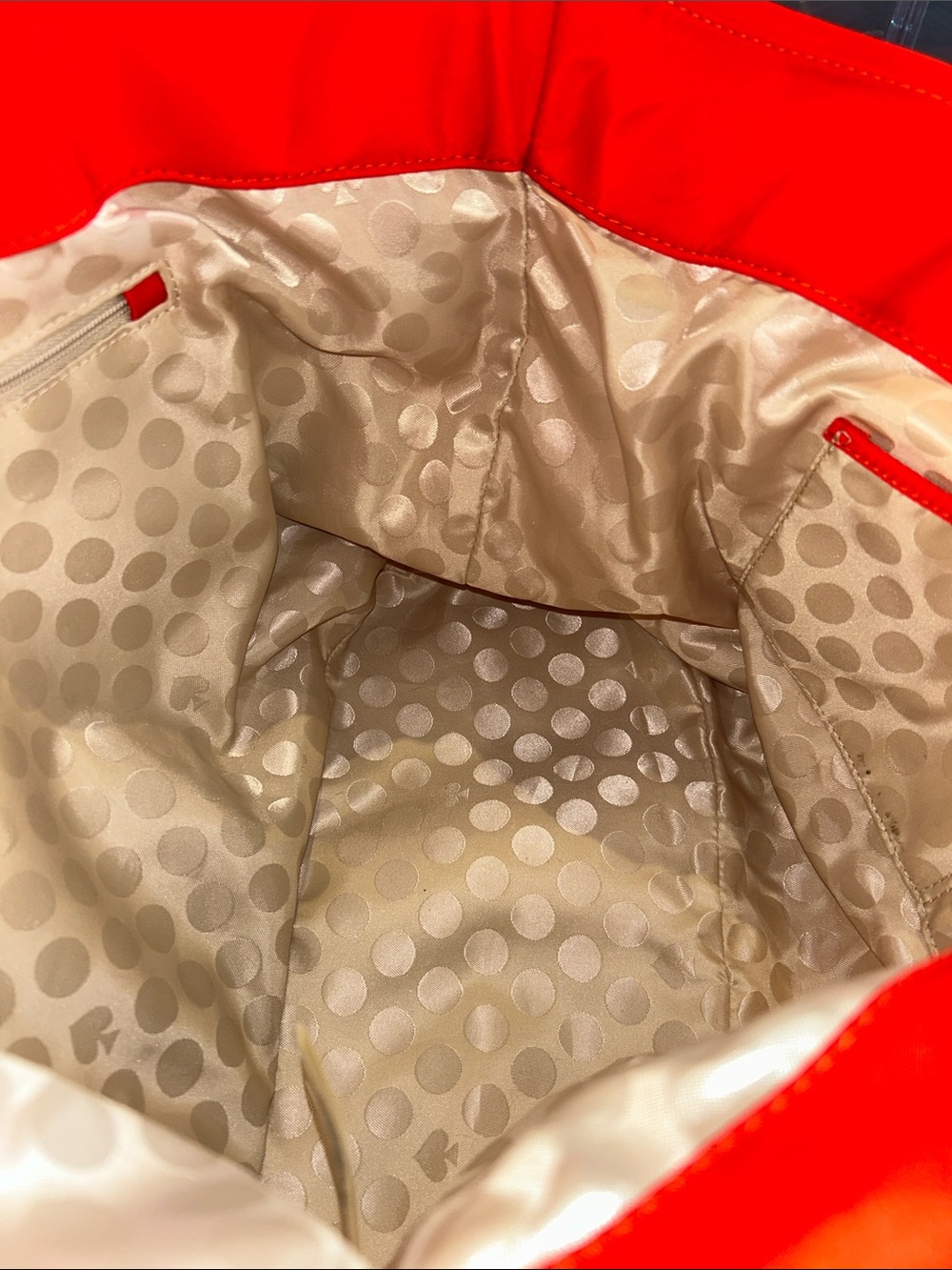 Kate Spade Red Tote Bag with Decorative Knot - Picture 8 of 8